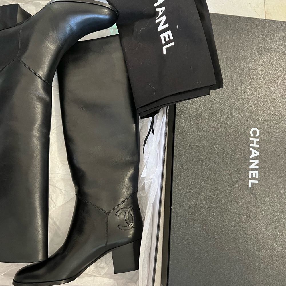 Chanel Knee High Boots